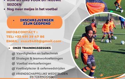 VOETBALTRAINING VOOR JONGENS EN MEISJES - seizoen 23-24