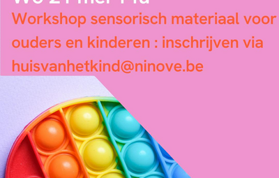 Workshop Spelen met sensorisch materiaal