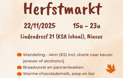 Herfstmarkt en -wandeling