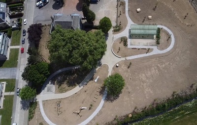 Nieuw speelterrein Gemeenteplein Meerbeke