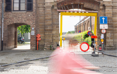 Tijdelijke afsluiting Abdijpoort